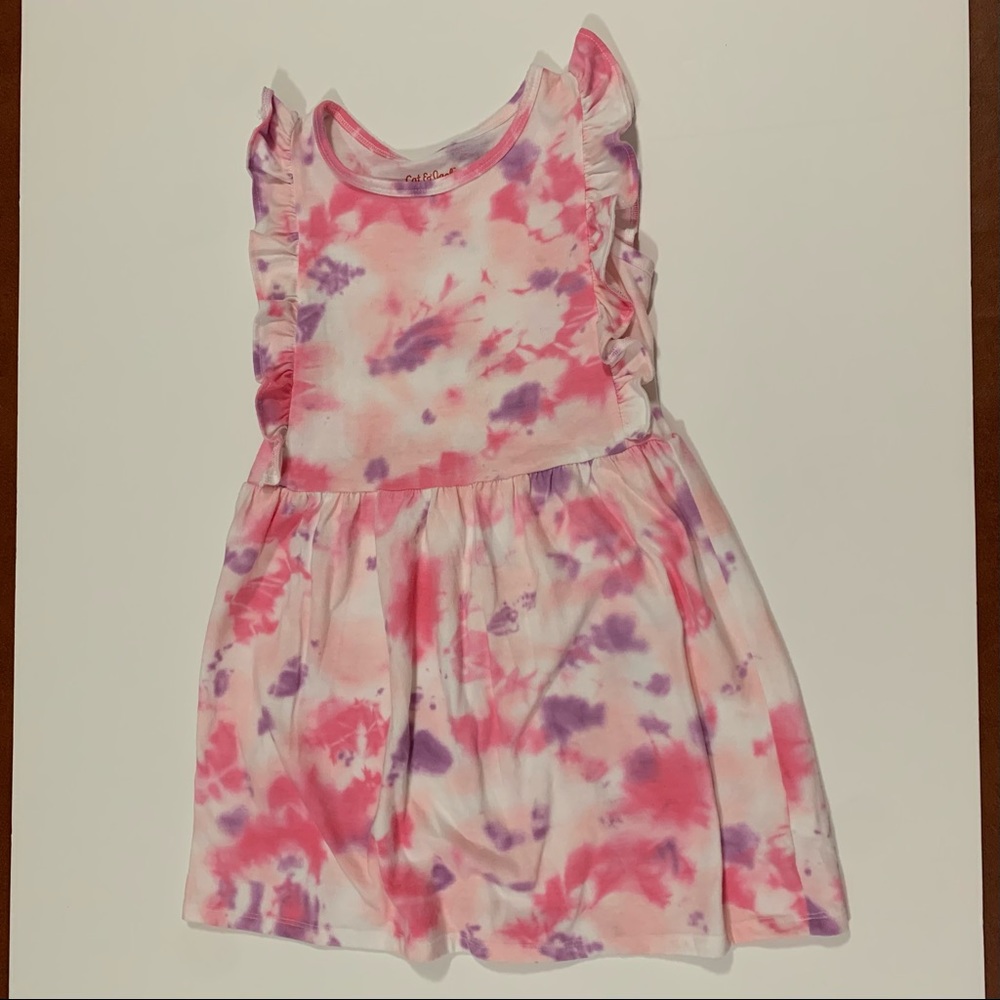 Cat & Jack - Pink/Purple Tie Dye Dress